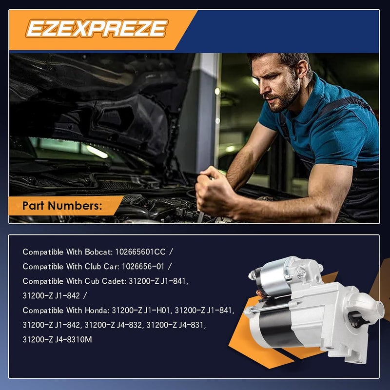 E EZEXPREZE Ezexpreze New Starter Compatible with Honda GX610, GX620, GX670, GXV620, GXV610, GXV670 Engines 18Hp 20Hp 24Hp - Image 2